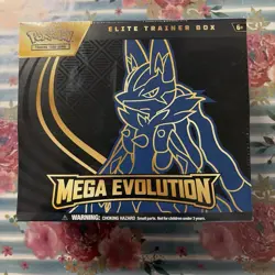 Pokemon TCG Mega Evolution Lucario Elite Trainer Box ETB - New/ Factory Sealed - Image 1