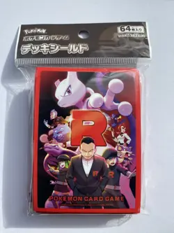 Pokemon Sleeves Destined Rivals Team Rocket Giovanni TCG 64 Pokemon Center - Image 1