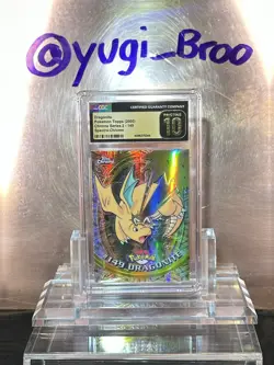 Pokemon Dragonite Topps Chrome Spectra Holo CGC Pristine 10 Gem Mint Low Pop - Image 2