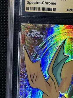 Pokemon Dragonite Topps Chrome Spectra Holo CGC Pristine 10 Gem Mint Low Pop - Image 5