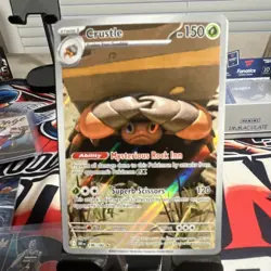 Pokemon Crustle 186/182 Sv10: Destined Rivals Illustration Rare Holo 150HP - Image 1
