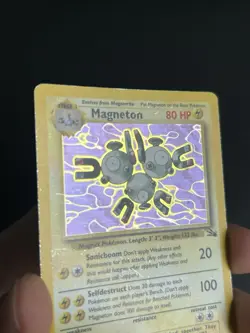 Pokemon TCG Magneton 11/62 Fossil Holo MP - Image 4