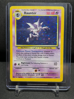 Haunter 6/62 Holo Rare Pokemon 1999 Fossil - MP - Image 1