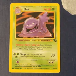 Pokemon Muk 28/62 Fossil Regular Moderately Played *FREE SHIPPING* - Image 1