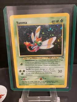 Pokemon Neo Discovery Yanma #17/75 Holo Rare 2001 TCG LP - Image 2