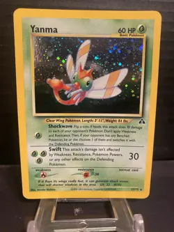 Pokemon Neo Discovery Yanma #17/75 Holo Rare 2001 TCG LP - Image 4