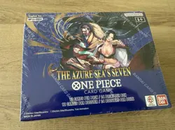 One piece OP-14 Booster box, The Azure Sea’s Seven. English New and Sealed - Image 1