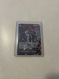 St. Ethanbaron V. Nusjuro One Piece TCG Alt Art OP13-080 Carrying On His Will NM - Image 1