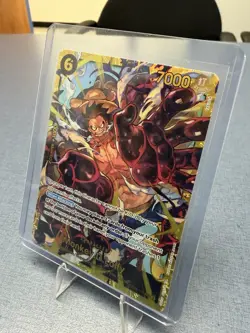 One Piece Monkey D. Luffy OP10-118 (SEC) Royal Blood Holo Foil English - Image 3