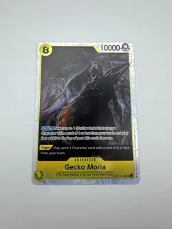 Gecko Moria SR OP14-104 One Piece The Azure Sea's Seven Foil - NM - Image 1