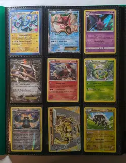 Binder Of 90 Pokemon Near Vintage Cards 2011 - 2019 Holo Rare Chase - Image 1