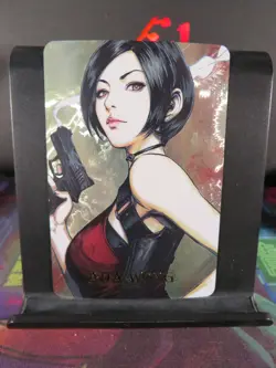 Ada Wong Resident Evil Art Card Rare Holo Laser Collectible Video Game CCG NM - Image 1