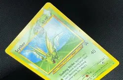 2000 Scyther Damaged HP Black Star Promo #45 Vintage Rare Pokemon TCG Card - Image 2