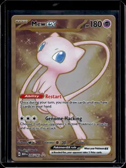 Pokemon SV: Scarlet & Violet 151 Mew ex Metal Card 205/165 1 - Image 1