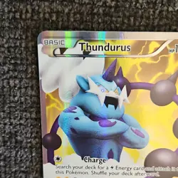Pokemon TCG Thundurus Holo Basic 97/98 2011 110HP 80 Attack Card Stock - Image 2