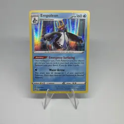 Empoleon 37/172 - Brilliant Stars Cosmos Holo Rare - Pokemon TCG Card - 2022 NM - Image 1