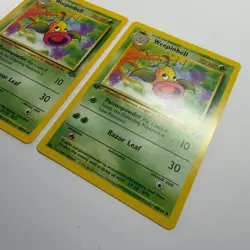 Pokemon TCG Weepinbell Jungle #48/64 2-Card Lot WOTC Vintage 1999 1st Edition - Image 2