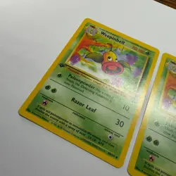 Pokemon TCG Weepinbell Jungle #48/64 2-Card Lot WOTC Vintage 1999 1st Edition - Image 3