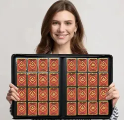 16 Pocket Card Binder, 1000+ Premium Zip Trading Card Binder, Double Sided Pocke - Image 2