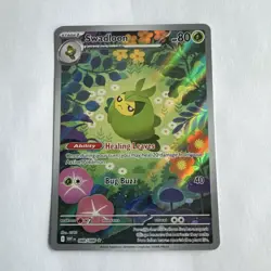 Swadloon 088/086 White Flare Illustration Rare NM Pokemon Card - Image 1