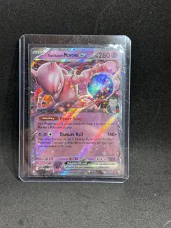 Team Rocket's Mewtwo ex 216 Sv: Scarlet & Violet Promo Cards Holo - Image 1