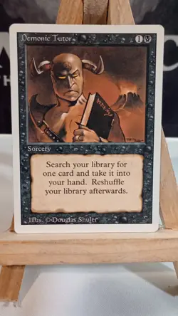 Demonic Tutor Revised Edition Regular MTG Magic Card - Image 1