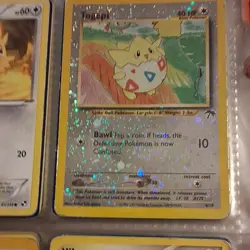 Pokemon TCG Card Lot of 9, Basic, Stage 1, Holo, Togepi, Skarmory, Staravia - Image 2