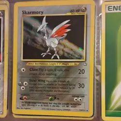Pokemon TCG Card Lot of 9, Basic, Stage 1, Holo, Togepi, Skarmory, Staravia - Image 3