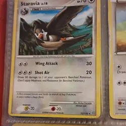 Pokemon TCG Card Lot of 9, Basic, Stage 1, Holo, Togepi, Skarmory, Staravia - Image 4