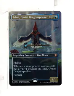 MTG SkeenAB Ishai Ojutai Dragonspeaker BORDERLESS FOIL from BLC. NM. - Image 1