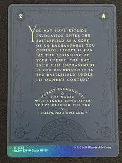 1x MTG Estrid's Invocation (Foil)- Secret Lair Drop Series (SLD) #1325 - Magic - Image 2
