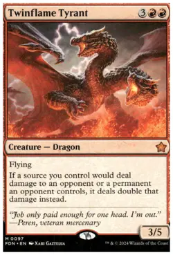 Foundations #97 Twinflame Tyrant - Image 1