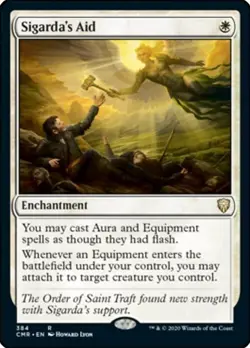 Magic The Gathering MTG SIGARDA'S AID Commander Legends NM Near Mint - Image 1