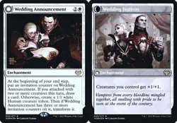 Wedding Announcement // Wedding Festivity - Foil Prerelease Promo VOW NM MTG - Image 1