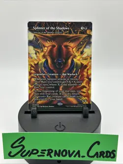 Splinter of the Shadows - Ashcoat of the Shadow Swarm (Borderless) Mtg Tmnt - Image 1