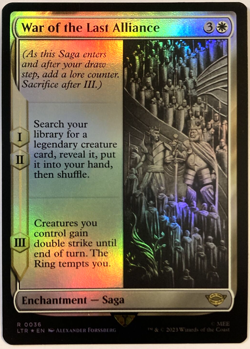 MTG War of the Last Alliance *FOIL* The Lord of the Rings 0036 Pack Fresh - Image 1