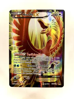 Ho-Oh EX 121/122 XY Breakpoint Ultra Rare Full Art Pokemon TCG Card NM - Image 1