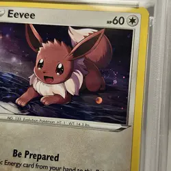 Pokemon Rare Eevee Fart Swirl Holo SWSH127 Evolving Skies Promo PSA 8 Near Mint - Image 4