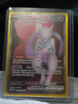 Pokemon TCG Team Rockets Mewtwo EX 213/182 Full Art Destined Rivals - Image 1