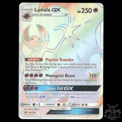 Lunala GX #153/149 Sun & Moon Base Set NM/Near Mint Pokemon 2017 - Image 1