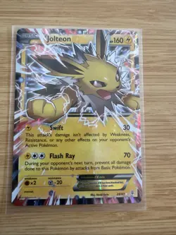 Pokemon TCG Jolteon EX Generations 28/83 Holo Holo Rare EX - Image 1