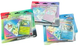 Pokemon TCG Prismatic Evolutions Tech Sticker Collection Set Lot Of 3 Sealed New - Image 1