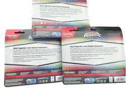 Pokemon TCG Prismatic Evolutions Tech Sticker Collection Set Lot Of 3 Sealed New - Image 2