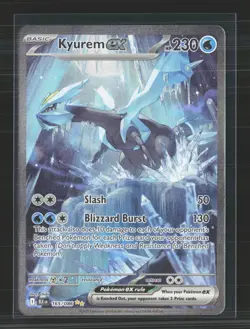 Pokemon 2025 Scarlet & Violet Black Bolt Kyurem EX SAR #165/86 - Image 1