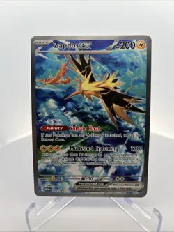 Pokemon Scarlet & Violet 151 202/165 Zapdos ex Special Illustration Rare - Image 1