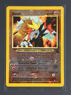 Pokemon TCG Entei Wizards Black Star Promos 34 Holo Promo Promo - Image 1