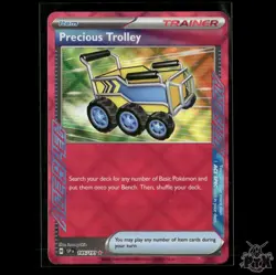 Precious Trolley 185/191 SV08: Surging Sparks NM Pokemon 2024 - Image 1
