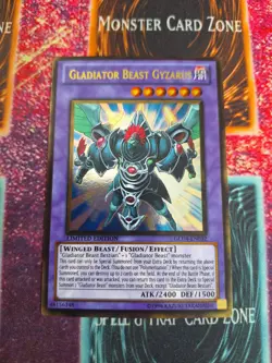 Yu-Gi-Oh! Gladiator Beast Gyzarus PGL2-EN079 Gold Rare 1st Edition Near Mint b2/ - Image 1