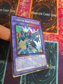 Yu-Gi-Oh! Gladiator Beast Gyzarus PGL2-EN079 Gold Rare 1st Edition Near Mint b2/ - Image 2