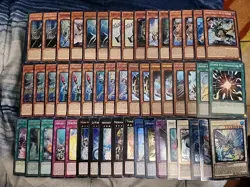 YuGiOh Complete 50 Card Mermail Atlantean Deck Core Squad Mirror Mage Icejade - Image 1